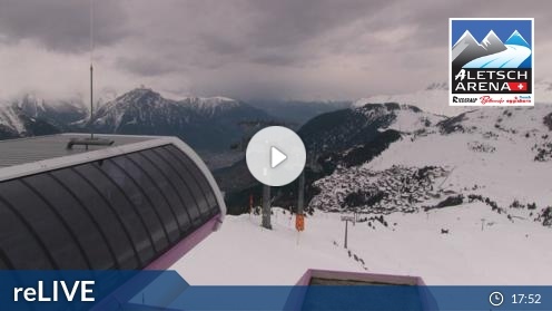 Bettmeralp Bergstation Wurzenbord Webcam Live