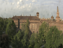 Mailand Castello Sforzesco Webcam Live