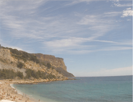 Cassis Plage de la Grande Mer Webcam Live