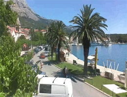 Makarska Riva King Tomislav Webcam Live