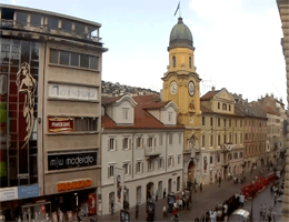 Rijeka Stadtturm und Promenade Webcam Live