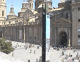 Saragossa Plaza del Pilar Webcam Live