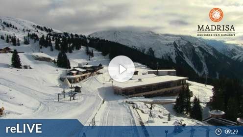 Klosters Dorf Madrisaland Webcam Live