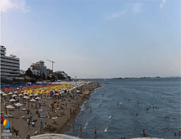 Lignano Sabbiadoro Strandpanorama Webcam Live